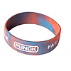 Silicone bracelet red-blue-19mm-Punok