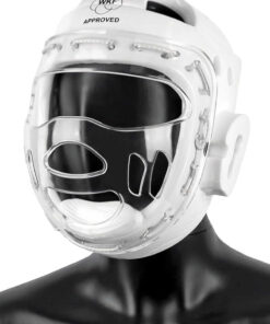 WKF Approved child safety helmet, white Tokaido
