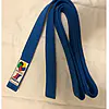 Ceinture Hirota coton rouge ou bleue special Yohachi bleu