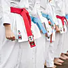 SHUREIDO Cotton Karate competition belt - WKF Approved