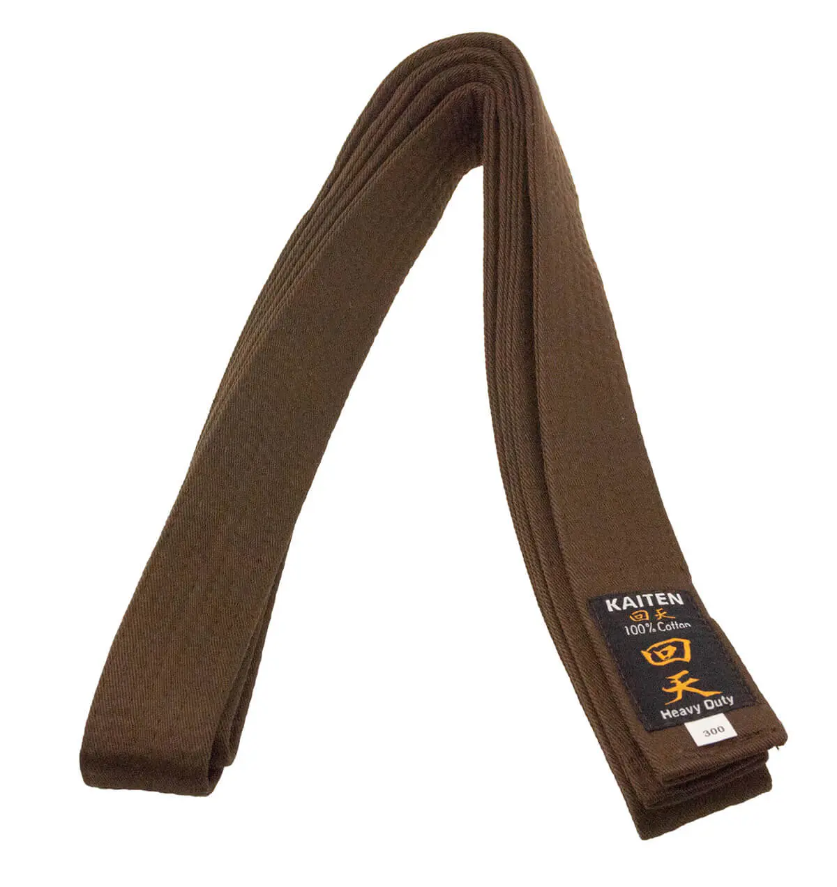 Brown Karate belt Kaiten extra thick