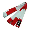 Red and white Karate belt Kaiten
