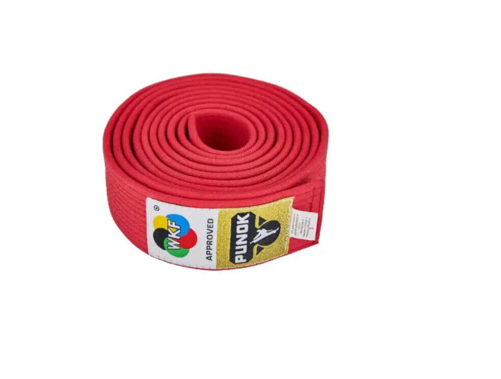 PUNOK Kata WKF competition belt - Red - WKF