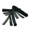 Black satin belt Kaiten