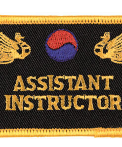 Embroidered Assistant Instructor badges - Danrho