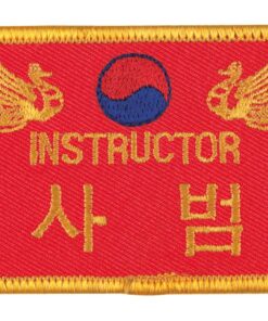 Embroidered Instructor badges - Danrho