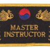 Master Instructor embroidered badges - Danrho