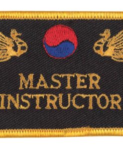 Master Instructor embroidered badges - Danrho