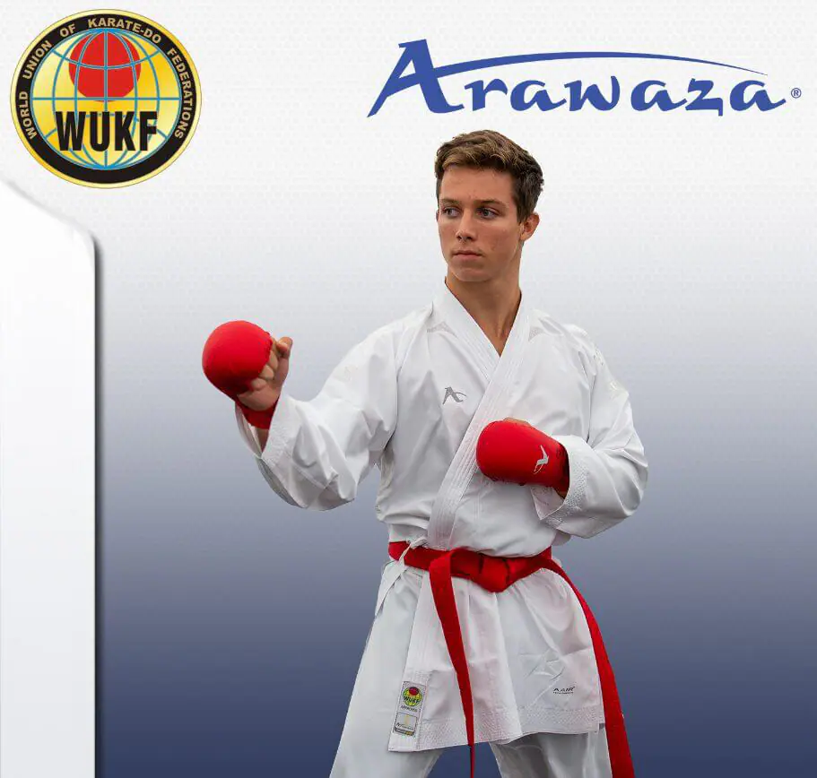Kimono Arawaza Kumite Deluxe Evo WUKF - Red