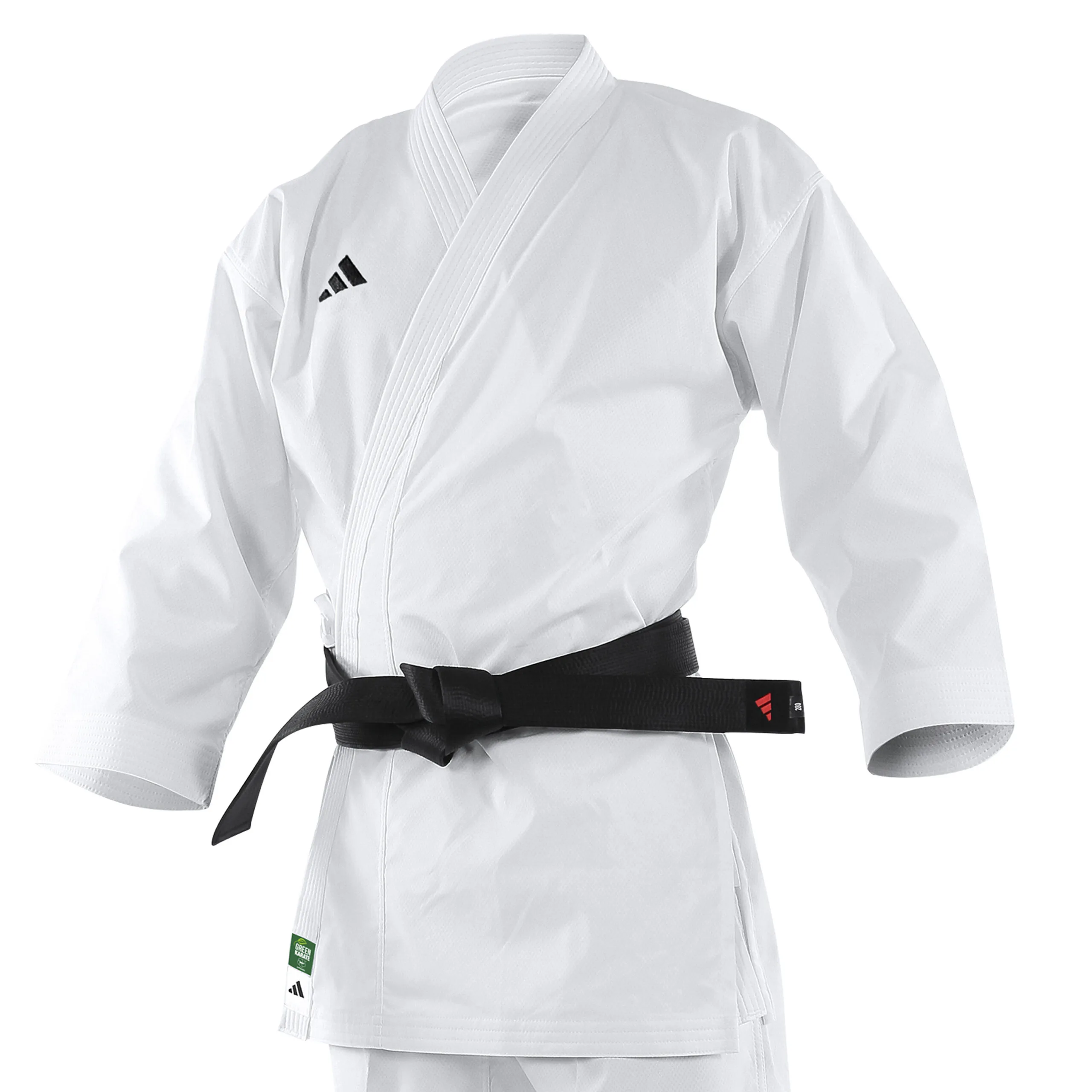Adidas-WKF Logo sur le karate-gi Adilight K192 PrimeGreen
