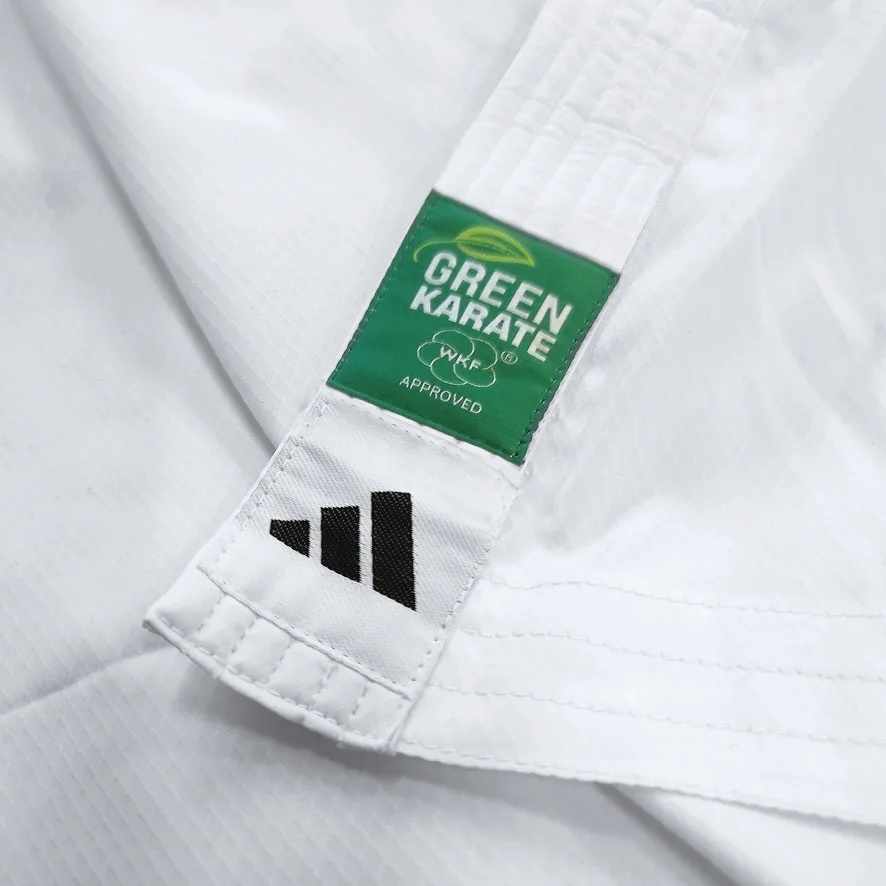 Adilight K192 PrimeGreen Karate-gi with Adidas Logo - WKF