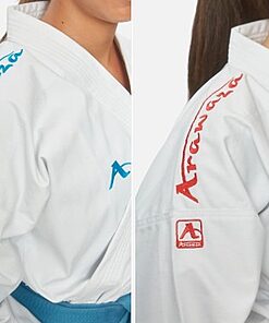 Kimono Karate Kata Deluxe Evo Combo Set - Premier League RED and BLUE - WKF - Arawaza