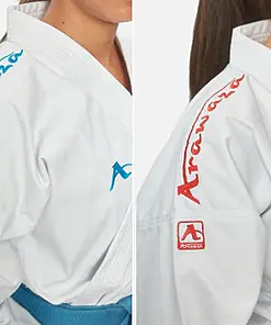 Kimono Karate Kata Deluxe Evo Combo Set - Premier League RED and BLUE - WKF - Arawaza