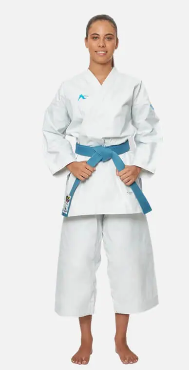 Kimono Karate Kata Deluxe Evo Combo Set - Premier League - blue