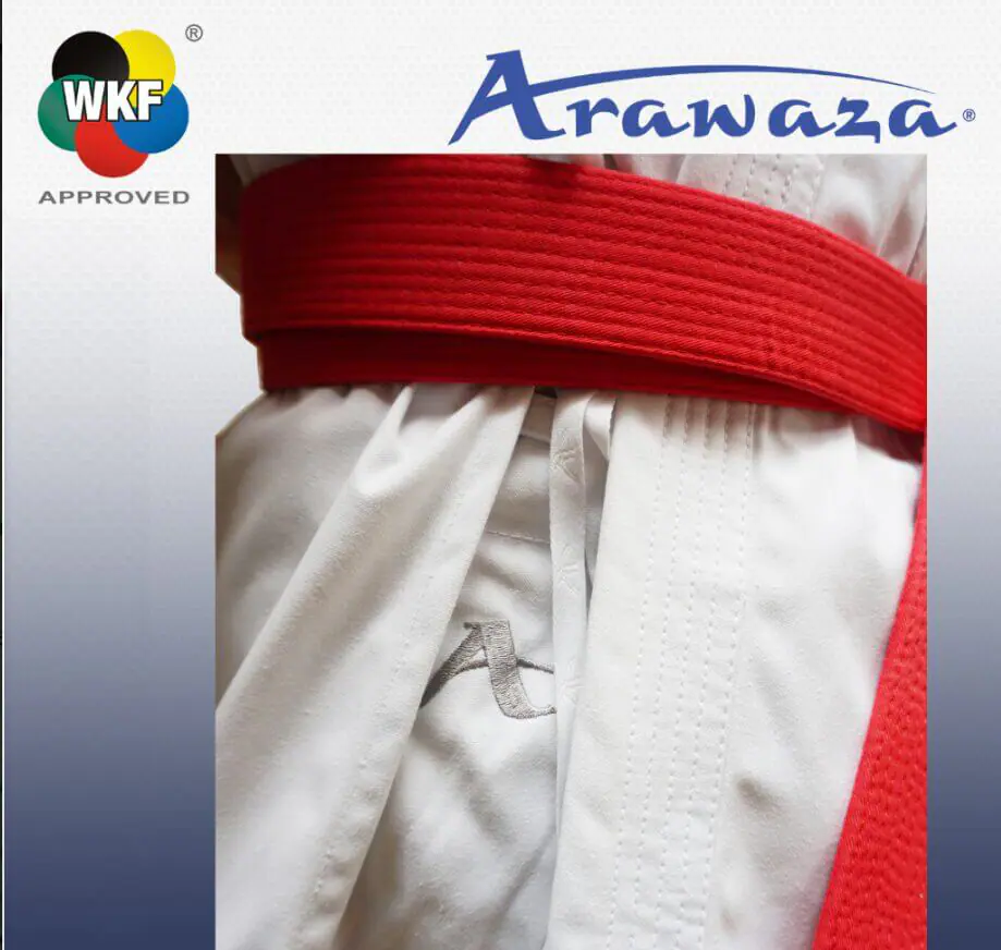 Kimono Karate Kata Deluxe Evo Combo Set - Premier League - red - blue