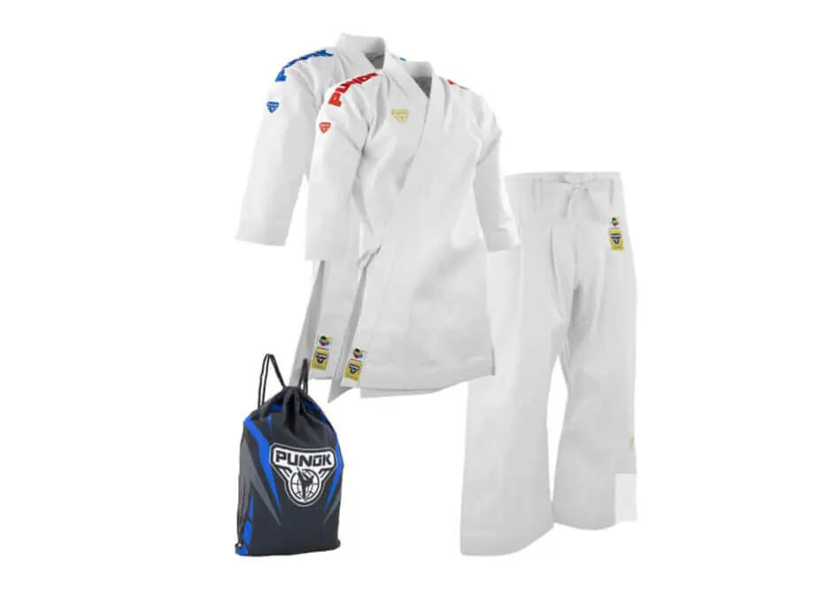 Kimono Karate PUNOK WKF Compétition VERTEX - 3-piece set 3 Kimono Karate PUNOK WKF Compétition VERTEX - 3-piece set