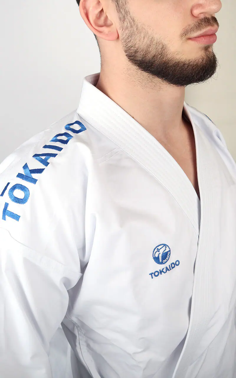 Kimono Karate Tokaido Kata Master Sen Première League - WKF-blue