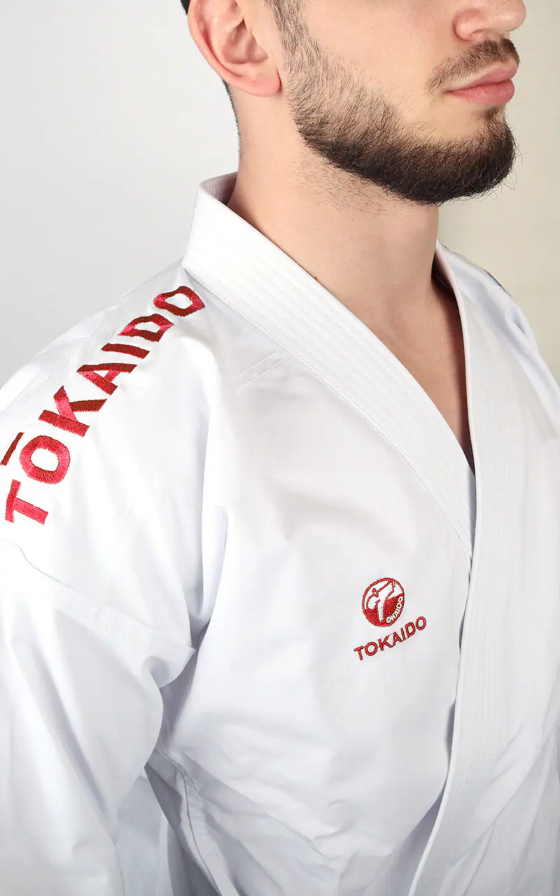 Kimono Karate Tokaido Kata Master Sen Première League - WKF red