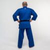 Karate-gi Training Fuji-Mae blue back kimono