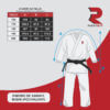 Karate-gi training kimono - Bushi model - Fight-Art-size