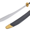 Tai Ji Sword - Tai Chi - Premium - Semi-Rigid Blade (Copie) (Copie) (Copie) (Copie) (Copie) (Copie) (Copie) (Copie) 17 Sabre d'entraînement Kung-Fu avec fourreau - Noir -doré