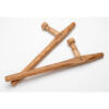 Tonfa Kamikaze Professional Kobudo round oak pair