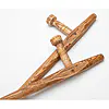Tonfa Kamikaze Professional Kobudo round oak - per pair