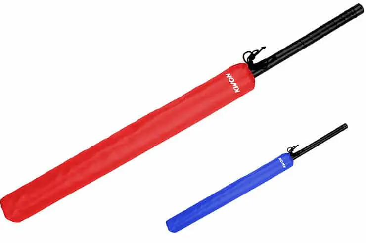 Official Yoseikan Tchobo stick-foam-reversible kwon karate-gi-red-blue