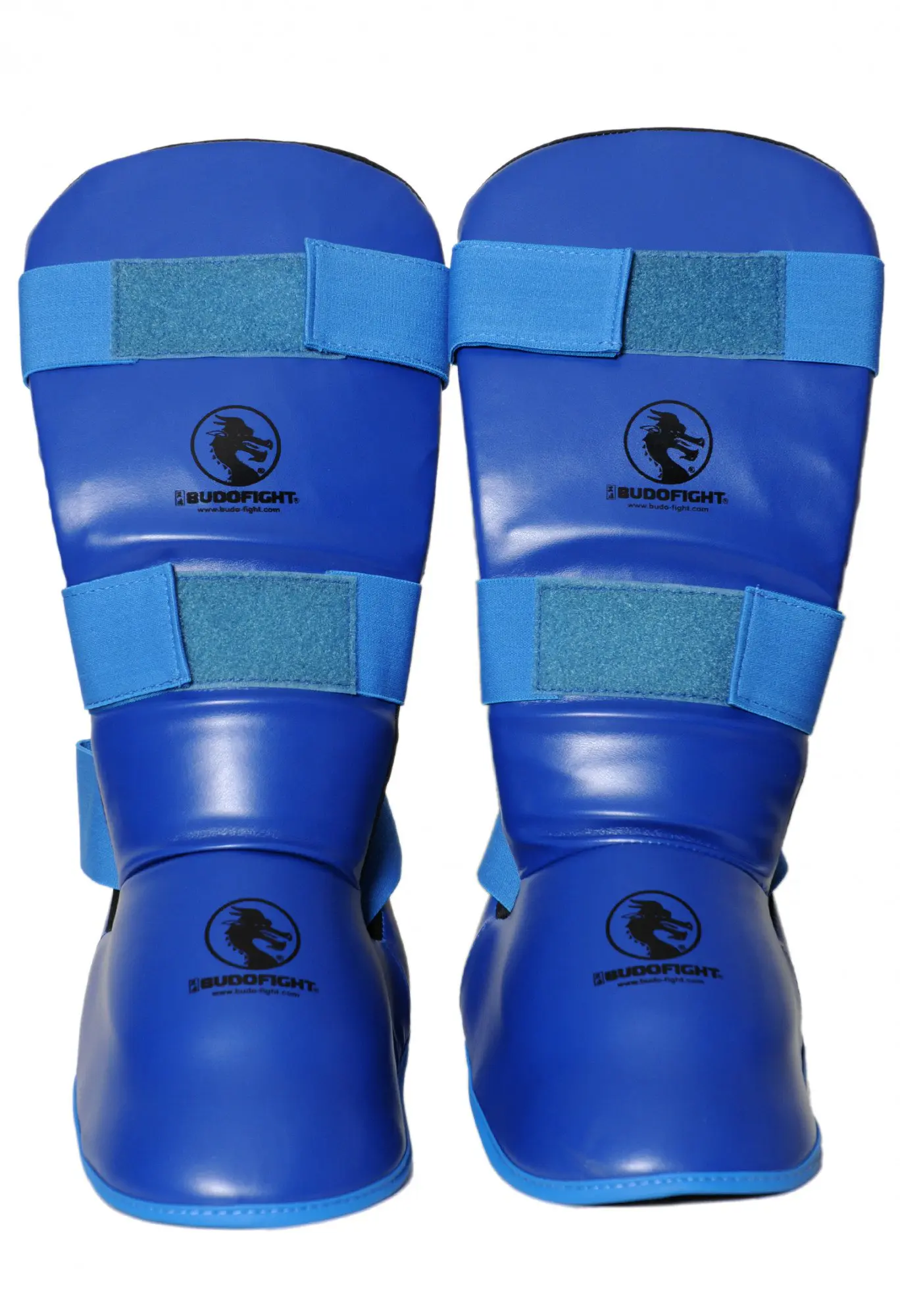 Karate Contact Shin and Foot Protectors - Budo-Fight - blue or red - Image 4