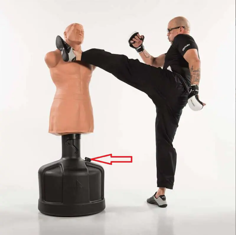 cap for bob hitting dummy