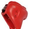 casque karate contact rouge