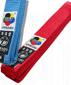 Tokaido Karate competition belt - Red or Blue