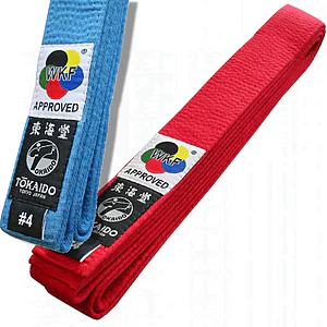 Karate competition belts