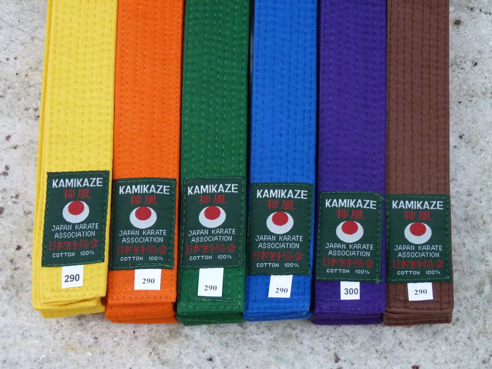 Color Karate Belt KAMIKAZE Cotton Piqué - Image 4