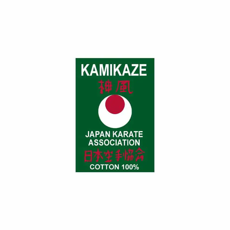 KAMIKAZE Karate black belt - Piqué cotton - economical - Image 2