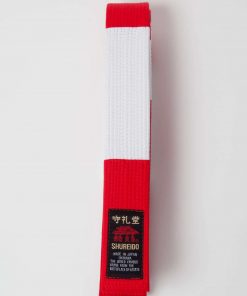 belt-karate-shureido-red-and-white-6-eme-on-top