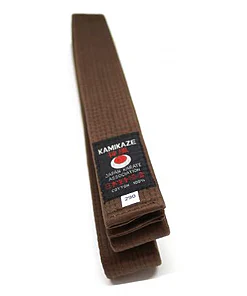 Brown Karate Belt KAMIKAZE