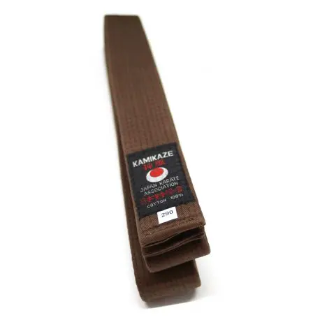 Brown Karate Belt KAMIKAZE