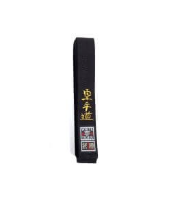 NORIS Karate-Do Embroidered Black Belt