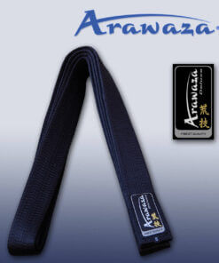 ARAWAZA Karate black belt cotton or satin
