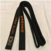 HIROTA Satin karate black belt - Extra-large