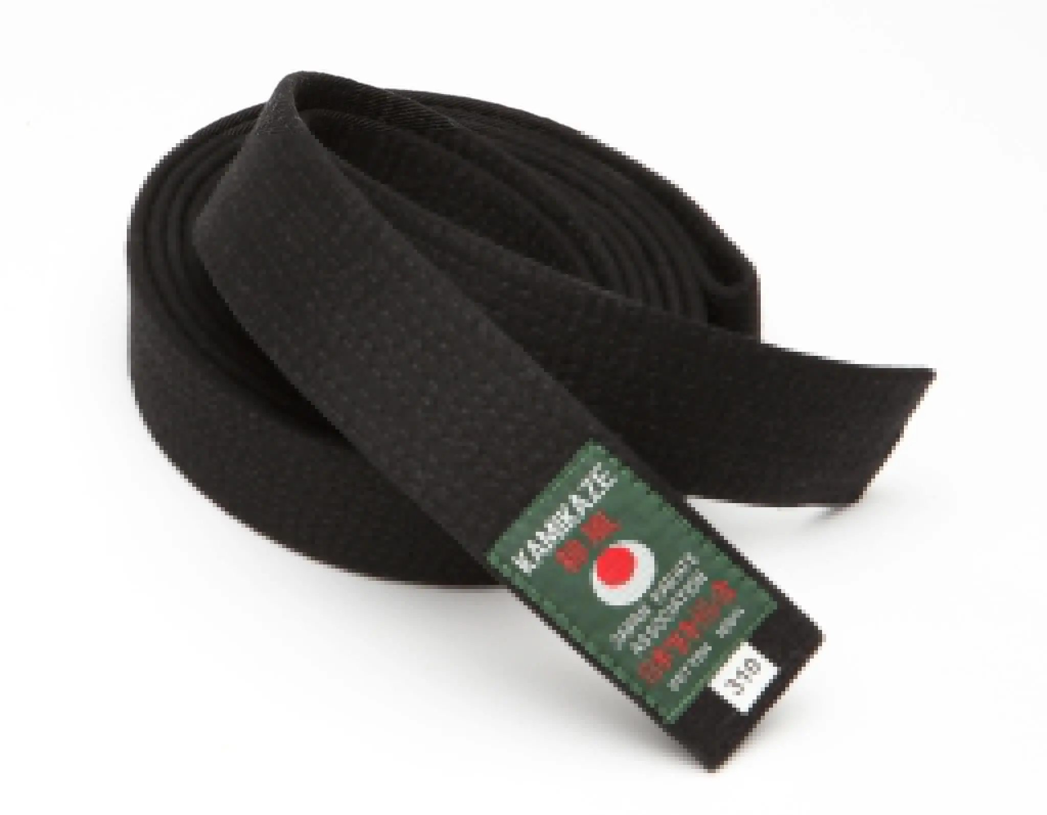 KAMIKAZE Karate black belt - Piqué cotton - economical