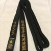 HIROTA YOHACHI 100% Cotton Karate Black Belt - Extra Large