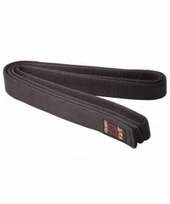 Black Karate belt Tokaido Extra-Large - Made in Japan - High-quality silk-satin