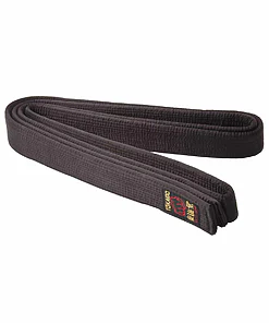 Tokaido Extra-Large Black Karate Belt - Made in Japan - High-quality silk-satin