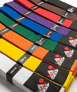Colored martial arts belts
