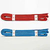 competition-belts-wkf- seishin-international-red-and-blue-cotton-profile