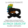 Online Karate lessons White to Black Belt OBJECTIVE PACK Karate3G™ video