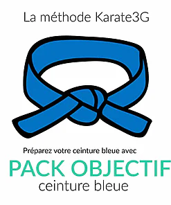 Online Karate lessons Blue Belt OBJECTIVE PACK Karate3G™ video