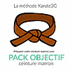 Online Karate lessons Brown Belt OBJECTIVE PACK Karate3G™ video